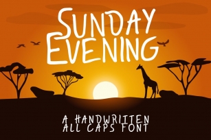 Sunday Evening Font Download