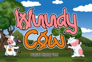 Wuudy Cow Font Download