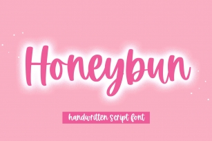 Honeybun - Handwritten Script Font Font Download