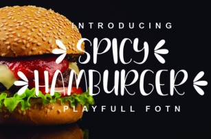 Spicy Hamburger Font Download