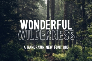 Wonderful Wilderness Font Duo Font Download