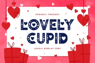 Lovely Cupid - Lovely Display Typeface Font Download