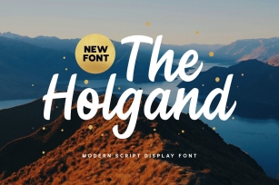 Holgand - Script Display Font Font Download