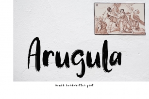 Arugula Brush Handwritten Font Font Download