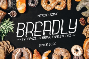 Breadly Typeface Font Font Download