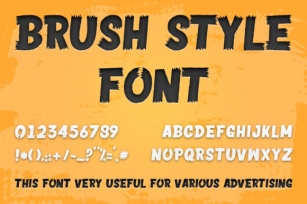 Brush Style Font Download