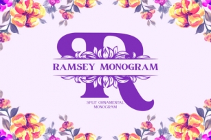 Ramsey Monogram Font Download
