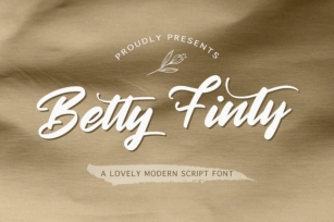 Betty Finty Font Download