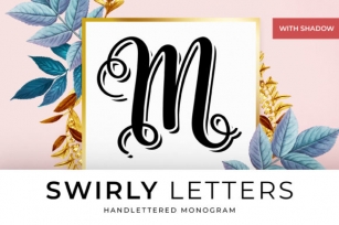 Swirly Letters Font Download