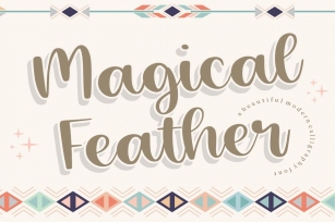 Magical Feather YH - Modern Calligraphy Font Font Download