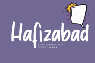 Hafizabad | Cute Display Font Font Download