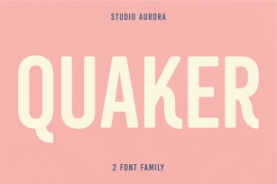 Quaker - Sans Serif Americana Font Font Download