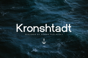 Kronshtadt - Sans Serif Typeface Font Download