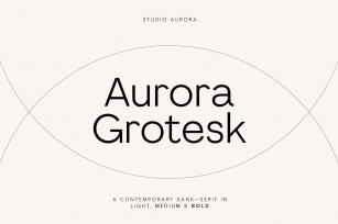 Aurora Grotesk Sans Serif Font Font Download