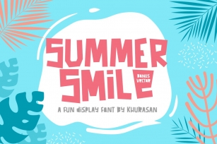 Summer Smile Font Font Download
