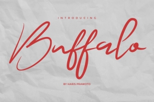 Buffalo Signature - Modern Signature Font Download