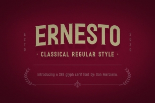 Ernesto Classical Font Download