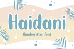 Haidani Font Download