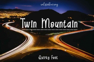 Twin Mountain Font Download