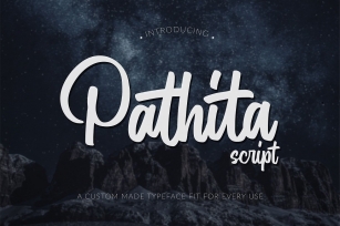 Pathita - Script Font Font Download
