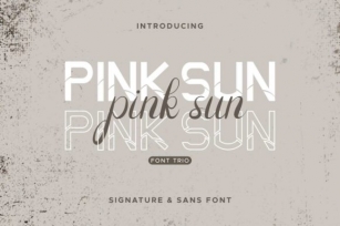 Pink Sun Font Download