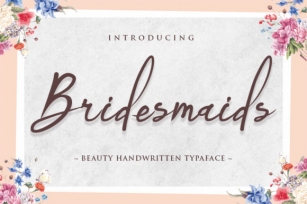 Bridemaids Font Download