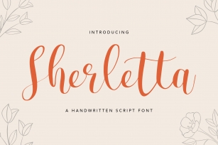 Sherletta Handwritten Font Font Download