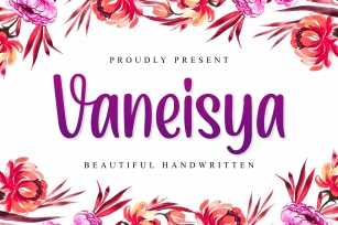 Vaneisya - Beautiful Handwritten Font Download