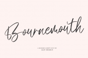 Bournemouth Font Download