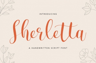 Sherletta Handwritten Font Font Download
