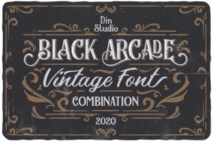 Black Arcade Font Pack Font Download