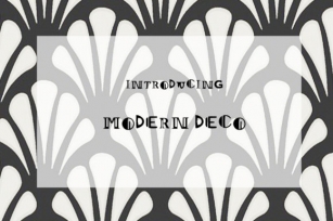 Modern Deco Font Download