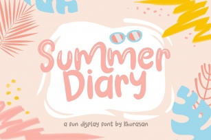 Summer Diary Font Font Download