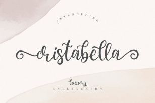 Cristabella Luxury Calligraphy Font Download