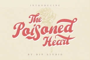 The Poisoned Heart - Retro Vintage Font Font Download
