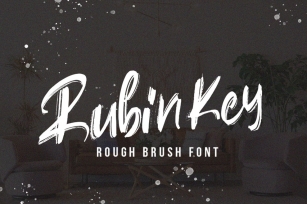 Rubin Key - Brush Font Font Download
