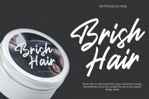 Brish Hair | Brush Script Font Font Download