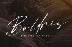 Boldris Signature Font Font Download