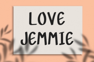 Love Jemmie Font Download