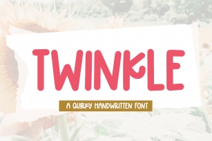 Twinkle - A Cute Handwritten Font Font Download