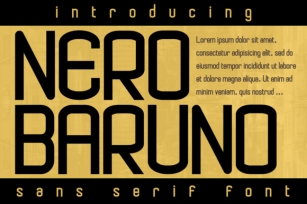 Nero Baruno Font Download