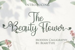 Beauty Flower Font Download