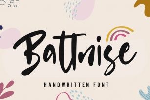 Battnise - whimsical font Font Download