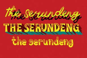 The Serundeng Font Download