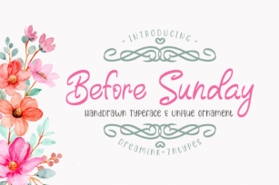 Before Sunday Font Download