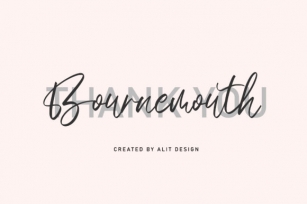 Bournemouth Font Download