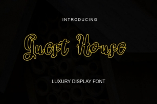 Guest House Font Download