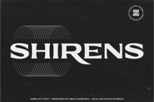 Shirens Font Download