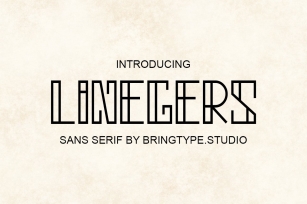 LINEGERS Font Download