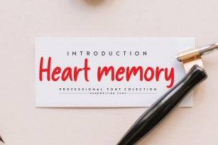 Heart memory Font Download